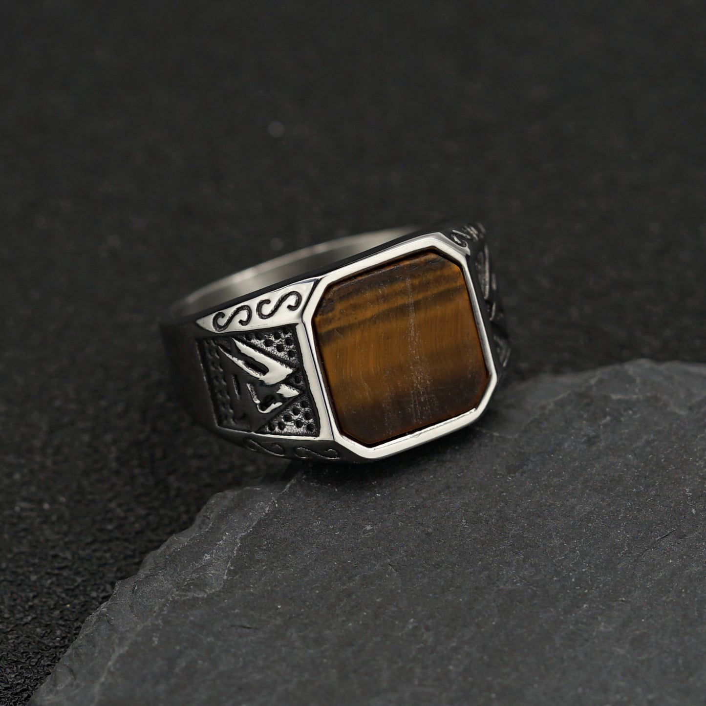 Nordic Hot Retro Vikings Titanium Steel Ring