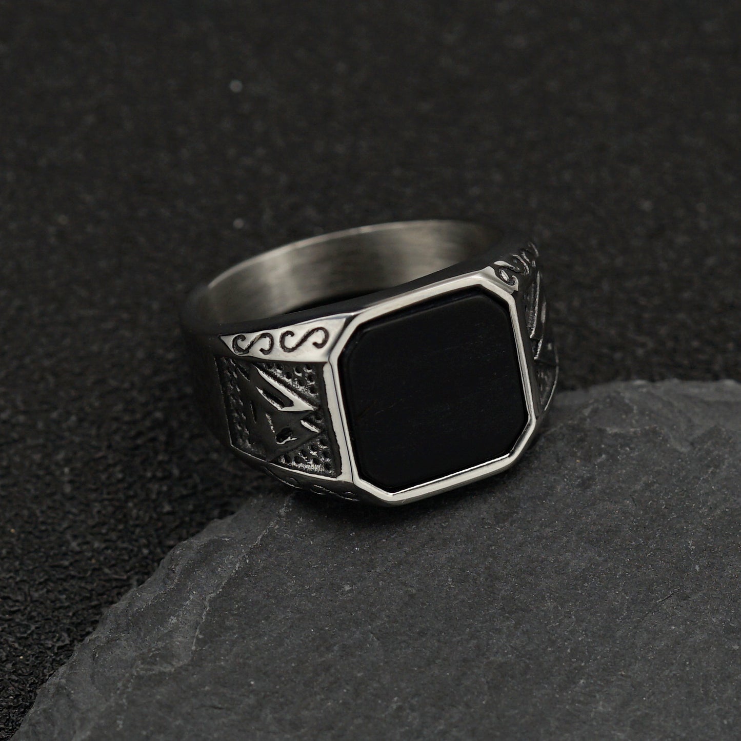 Nordic Hot Retro Vikings Titanium Steel Ring